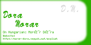 dora morar business card